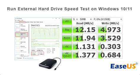 how to test new external hard drive|external hard drive speed test.